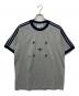 adidas（アディダス）の古着「Pop Classic Tee」｜グレー×ネイビー