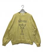MONKEY TIMEモンキータイム）の古着「NIRVANA スウェット」｜イエロー