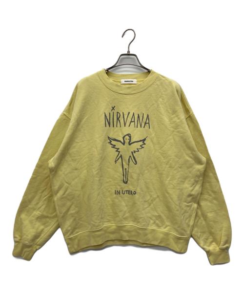 MONKEY TIME（モンキータイム）MONKEY TIME (モンキータイム) NIRVANA スウェット イエロー サイズ:XLの古着・服飾アイテム