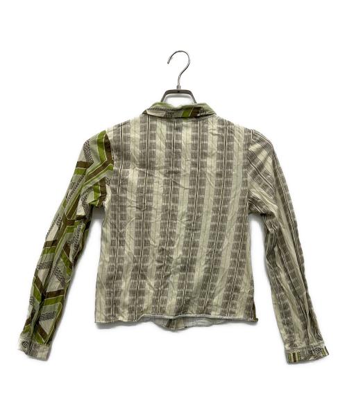 mister it（ミスターイット）mister it (ミスターイット) 長袖シャツ グリーン サイズ:FREEの古着・服飾アイテム