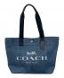 COACH（コーチ）の古着「トートバッグ」｜ブルー×ネイビー