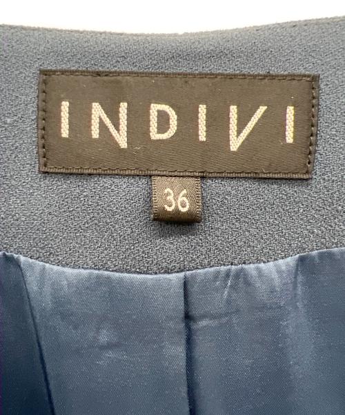 INDIVI（インディヴィ）INDIVI (インディヴィ) ジャケット ネイビー サイズ:36の古着・服飾アイテム