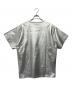 MM6 Maison Margiela (エムエムシックスメゾンマルジェラ) シルバーラミネートロゴカットソー グレー サイズ:M：12000円