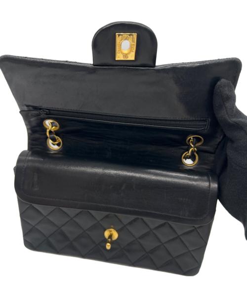 CHANEL（シャネル）CHANEL (シャネル) マトラッセ23 ダブルフラップ ブラックの古着・服飾アイテム