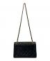 CHANEL (シャネル) マトラッセ23 ダブルフラップ ブラック：450000円