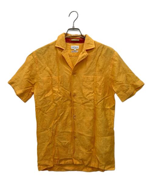 PAUL SMITH（ポールスミス）PAUL SMITH (ポールスミス) オープンカラーシャツ オレンジ サイズ:Mの古着・服飾アイテム