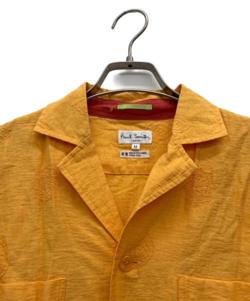 PAUL SMITH（ポールスミス）PAUL SMITH (ポールスミス) オープンカラーシャツ オレンジ サイズ:Mの古着・服飾アイテム