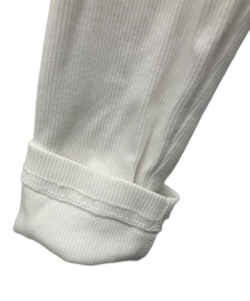 Calvin Klein Jeans（カルバンクラインジーンズ）Calvin Klein Jeans (カルバンクラインジーンズ) 薄手カーディガン ホワイト サイズ:Sの古着・服飾アイテム