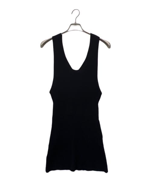 jonnlynx（ジョンリンクス）jonnlynx (ジョンリンクス) ニットワンピース ブラック サイズ:FREEの古着・服飾アイテム