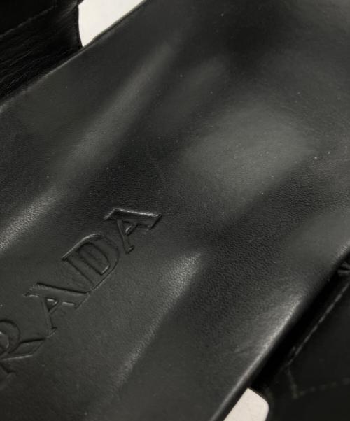 PRADA（プラダ）PRADA (プラダ) スポーツサンダル ブラック サイズ:5　1/2の古着・服飾アイテム