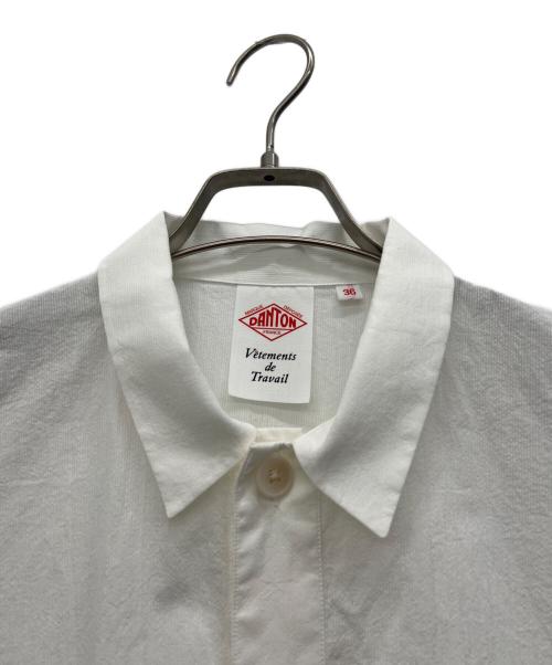 DANTON（ダントン）DANTON (ダントン) 半袖ブラウス ホワイト サイズ:36の古着・服飾アイテム