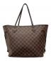 LOUIS VUITTON（ルイ ヴィトン）の古着「トートバッグ ダミエ ネヴァーフルMM」｜ブラウン