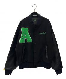 A FEW GOOD KIDS（アフューグッドキッズ）の古着「スタジャン」｜ブラック×グリーン