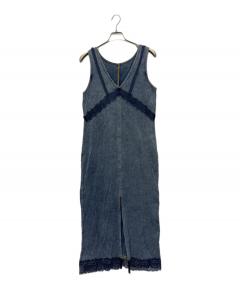 中古・古着通販】Ameri (アメリ) MEDI 2WAY DENIM LIKE LACE DOCKING