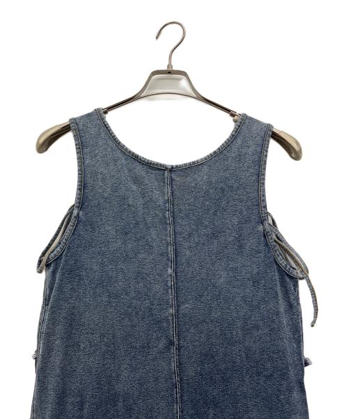 Ameri（アメリ）Ameri (アメリ) MEDI 2WAY DENIM LIKE LACE DOCKING DRESS ブルー サイズ:Sの古着・服飾アイテム