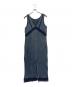 Ameri（アメリ）の古着「MEDI 2WAY DENIM LIKE LACE DOCKING DRESS」｜ブルー