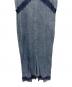 中古・古着 Ameri (アメリ) MEDI 2WAY DENIM LIKE LACE DOCKING DRESS ブルー サイズ:S：10000円