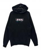 VAULTROOMボルトルーム）の古着「湊あくあプルオーバーパーカー」｜ブラック