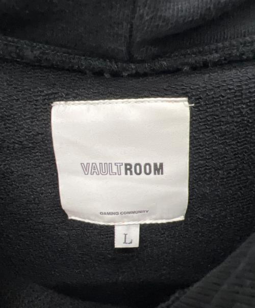 VAULTROOM（ボルトルーム）VAULTROOM (ボルトルーム) 湊あくあプルオーバーパーカー ブラック サイズ:Lの古着・服飾アイテム