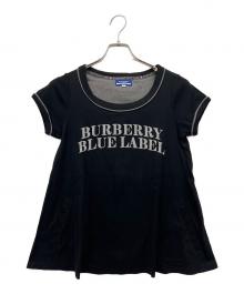 BURBERRY BLUE LABEL（バーバリー ブルー レーベル）の古着「半袖カットソー」｜ブラック