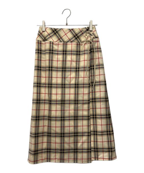 BURBERRY BLUE LABEL（バーバリー ブルー レーベル）BURBERRY BLUE LABEL (バーバリー ブルー レーベル) スカート ベージュ サイズ:36の古着・服飾アイテム
