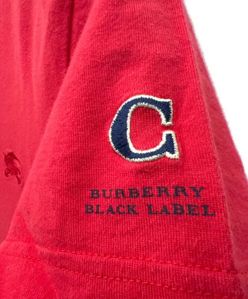 BURBERRY BLACK LABEL（バーバリーブラックレーベル）BURBERRY BLACK LABEL (バーバリーブラックレーベル) 半袖カットソー レッド サイズ:２の古着・服飾アイテム