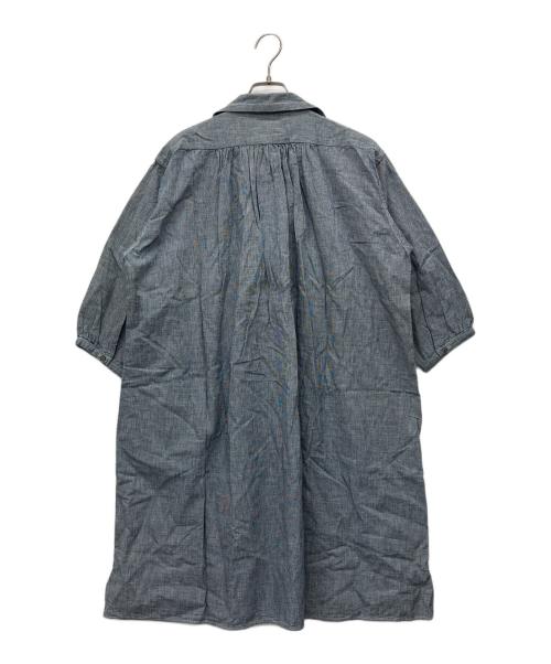 GRAPH ZERO（グラフゼロ）GRAPH ZERO (グラフゼロ) 長袖ワンピース ブルー サイズ:FREEの古着・服飾アイテム
