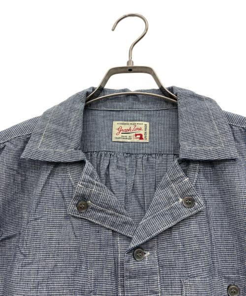 GRAPH ZERO（グラフゼロ）GRAPH ZERO (グラフゼロ) 長袖ワンピース ブルー サイズ:FREEの古着・服飾アイテム