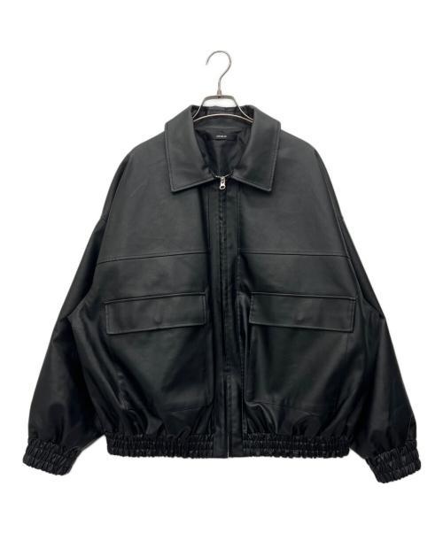 OFALO（オファロ）OFALO (オファロ) レザージャケット ブラック サイズ:Lの古着・服飾アイテム