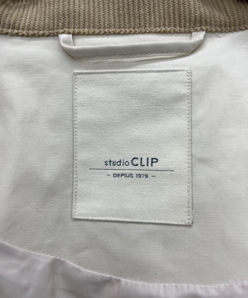 studio clip（スタジオクリップ）studio clip (スタジオクリップ) 襟切替ワークジャケット アイボリー サイズ:FREEの古着・服飾アイテム