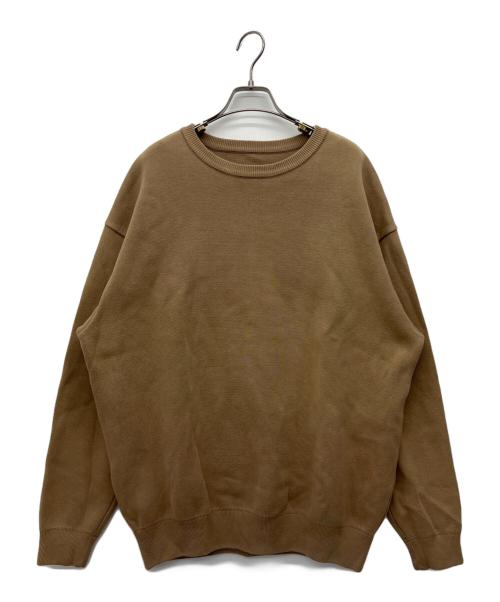crepuscule（クレプスキュール）crepuscule (クレプスキュール) クルーネックスウェット ベージュ サイズ:2の古着・服飾アイテム