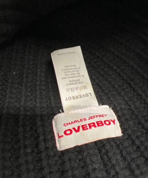 LOVERBOY（ラヴァーボーイ）LOVERBOY (ラヴァーボーイ) ニット帽 ブラック サイズ:不明の古着・服飾アイテム