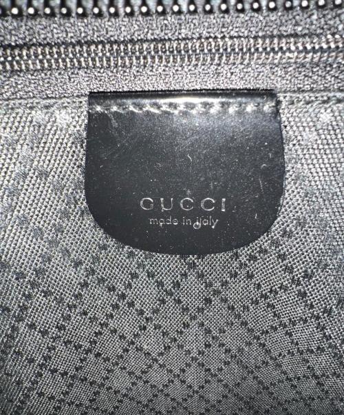 GUCCI（グッチ）GUCCI (グッチ) バンブーハンドルハンドバッグ ブラックの古着・服飾アイテム