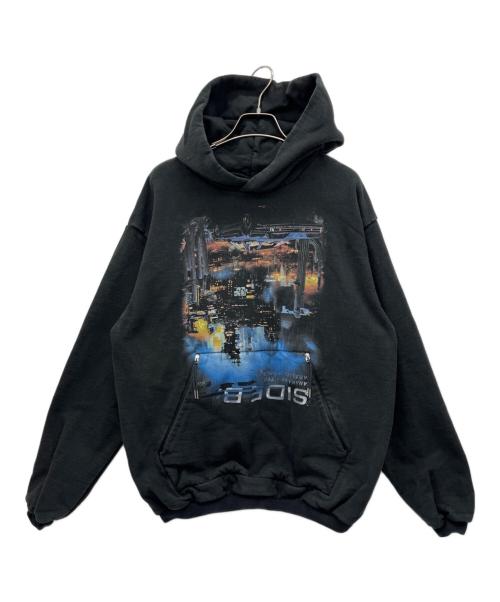 TANAKA（タナカ）TANAKA (タナカ) プルオーバーパーカー ブラック サイズ:Lの古着・服飾アイテム