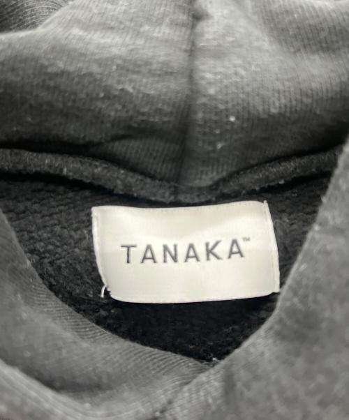 TANAKA（タナカ）TANAKA (タナカ) プルオーバーパーカー ブラック サイズ:Lの古着・服飾アイテム