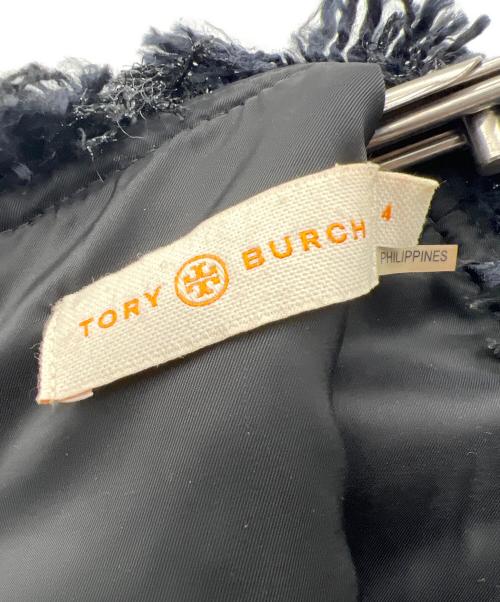 TORY BURCH（トリーバーチ）TORY BURCH (トリーバーチ) ノースリーブワンピース ブラック サイズ:4の古着・服飾アイテム