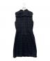 TORY BURCH (トリーバーチ) ノースリーブワンピース ブラック サイズ:4：7000円
