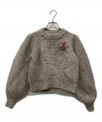 Vivienne Westwood RED LABELヴィヴィアンウエストウッドレッドレーベル）の古着「ケーブルニット」｜ベージュ