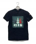 MONCLERモンクレール）の古着「半袖Tシャツ」｜ブラック