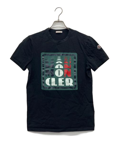 MONCLER（モンクレール）MONCLER (モンクレール) 半袖Tシャツ ブラック サイズ:Sの古着・服飾アイテム