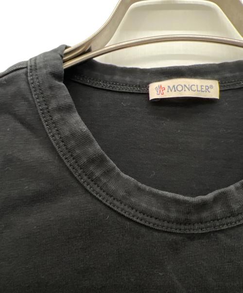 MONCLER（モンクレール）MONCLER (モンクレール) 半袖Tシャツ ブラック サイズ:Sの古着・服飾アイテム