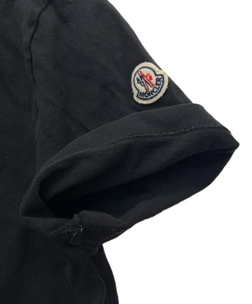 MONCLER（モンクレール）MONCLER (モンクレール) 半袖Tシャツ ブラック サイズ:Sの古着・服飾アイテム