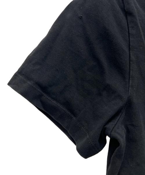 MONCLER（モンクレール）MONCLER (モンクレール) 半袖Tシャツ ブラック サイズ:Sの古着・服飾アイテム