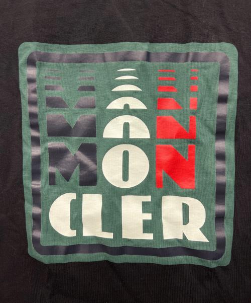 MONCLER（モンクレール）MONCLER (モンクレール) 半袖Tシャツ ブラック サイズ:Sの古着・服飾アイテム