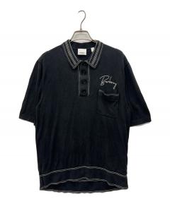 中古・古着通販】BURBERRY (バーバリー) ポロシャツ ブラック サイズ