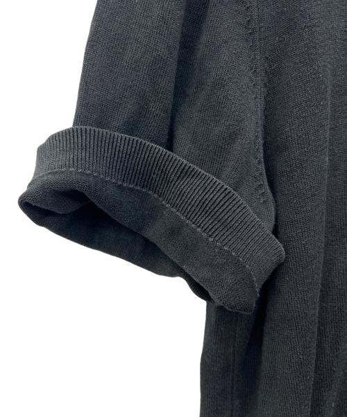 BURBERRY（バーバリー）BURBERRY (バーバリー) 刺繍半袖ポロシャツ ブラック サイズ:Mの古着・服飾アイテム