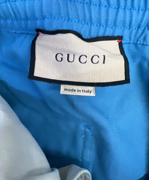 GUCCI（グッチ）GUCCI (グッチ) ハーフパンツ ブルー サイズ:48の古着・服飾アイテム