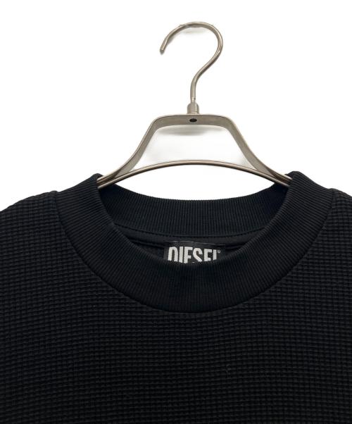 DIESEL（ディーゼル）DIESEL (ディーゼル) 長袖カットソー ブラック サイズ:Sの古着・服飾アイテム