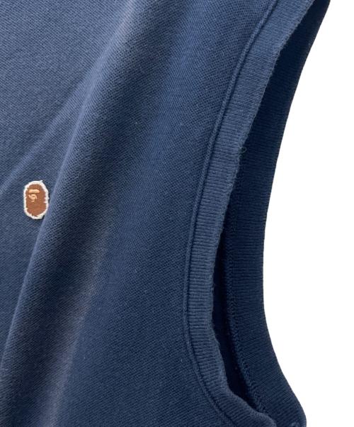 A BATHING APE（アベイシングエイプ）A BATHING APE (アベイシングエイプ) ベスト ネイビー サイズ:Lの古着・服飾アイテム