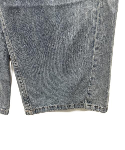pual ce cin（ピュアルセシン）pual ce cin (ピュアルセシン) 綿麻デニムイージーパンツ スカイブルー サイズ:FREEの古着・服飾アイテム